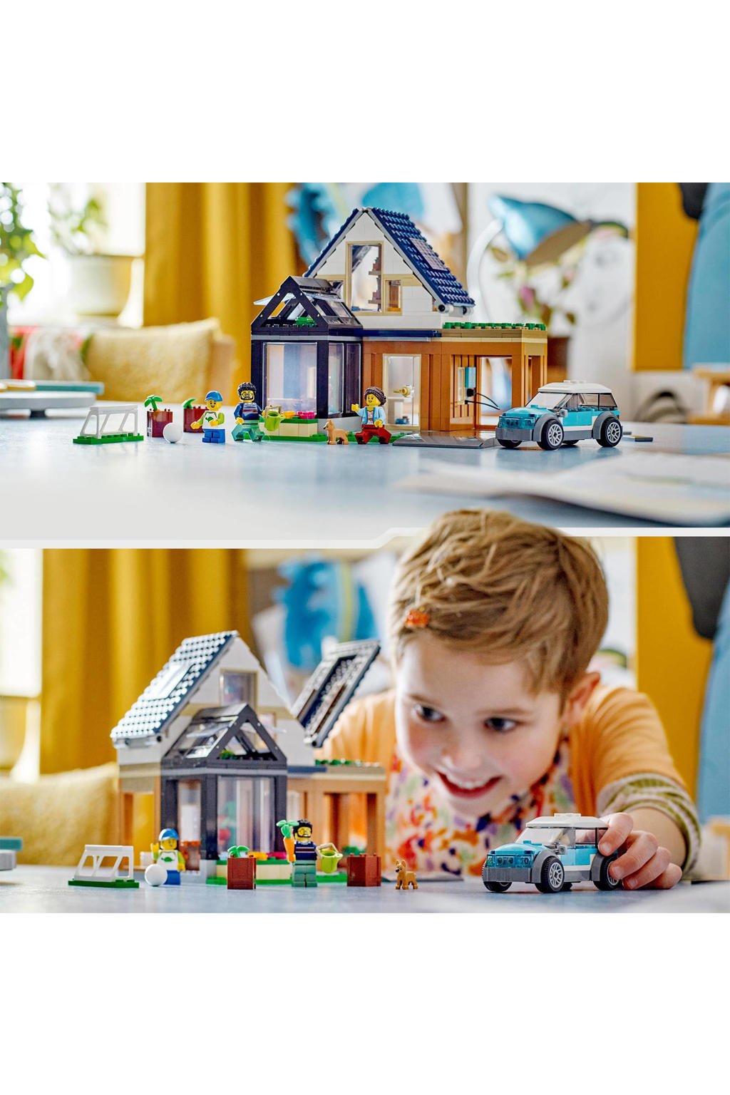 LEGO City Gezinswoning en elektrische auto 60398 | kleertjes.com