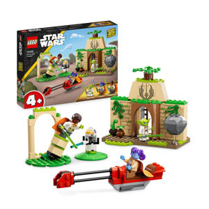 Tenoo Jedi tempel Bouwbaar Yoda Speelgoed met Lichtzwaarden en Speederbike 75358