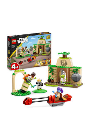 Tenoo Jedi tempel Bouwbaar Yoda Speelgoed met Lichtzwaarden en Speederbike 75358 