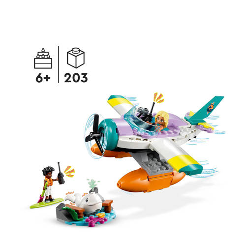 Lego Friends Reddings vliegtuig op zee 41752 Bouwset