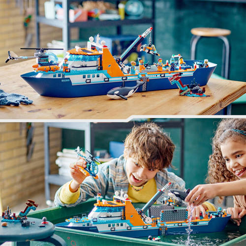 Lego City Poolonderzoeksschip 60368 Bouwset | Bouwset van