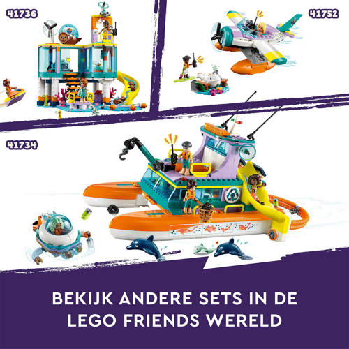 Lego Friends Reddingsboot op zee 41734 Bouwset | Bouwset van
