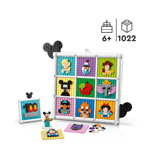 Lego Disney 100 jaar Disney animatiefiguren 43221 Bouwset