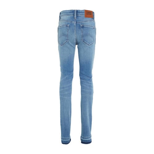 Tommy Hilfiger skinny jeans RELEASED HEM NORA vintage blue Blauw Meisjes Stretchdenim 152