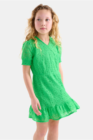 jurk met kant groen