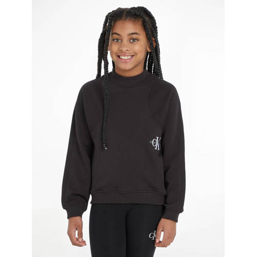 Calvin Klein sweater met logo zwart Logo