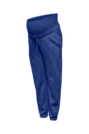 high waist regular fit zwangerschapsjoggingbroek PMCHILLI hardblauw