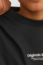 thumbnail: JACK & JONES JUNIOR T-shirt JORVESTERBRO met tekst zwart