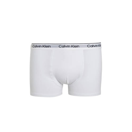 Calvin Klein boxershort set van 5 wit grijs limegroen donkergroen navy Jongens Katoen 164-176