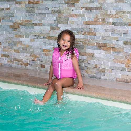 Swim Essentials zwemvest Panterprint (18-30 kg) Roze