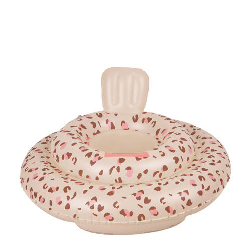 Swim Essentials Baby float Panterprint Opblaasspeelgoed Roze