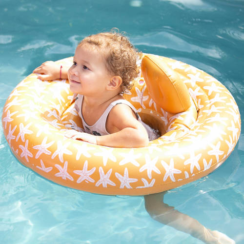 Swim Essentials baby float Zeesterren Opblaasspeelgoed Beige