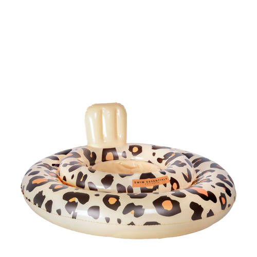 Swim Essentials Baby float Panterprint Opblaasspeelgoed Beige