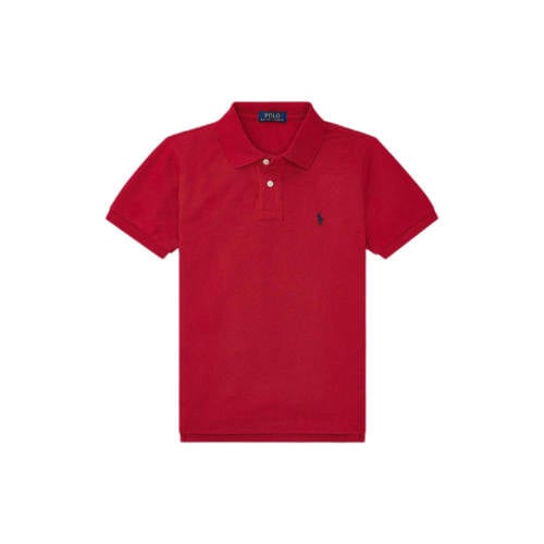 POLO Ralph Lauren polo rood Jongens Katoen Polokraag Effen - maat 128 afbeelding