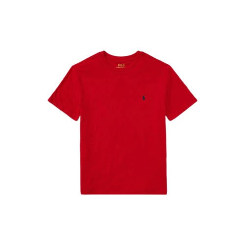 POLO Ralph Lauren T-shirt rood Jongens Katoen Ronde hals Effen