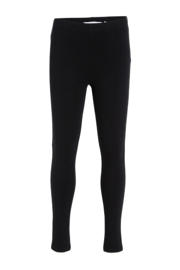 thumbnail: Zwarte meisjes anytime legging van katoen met elastische tailleband en effen