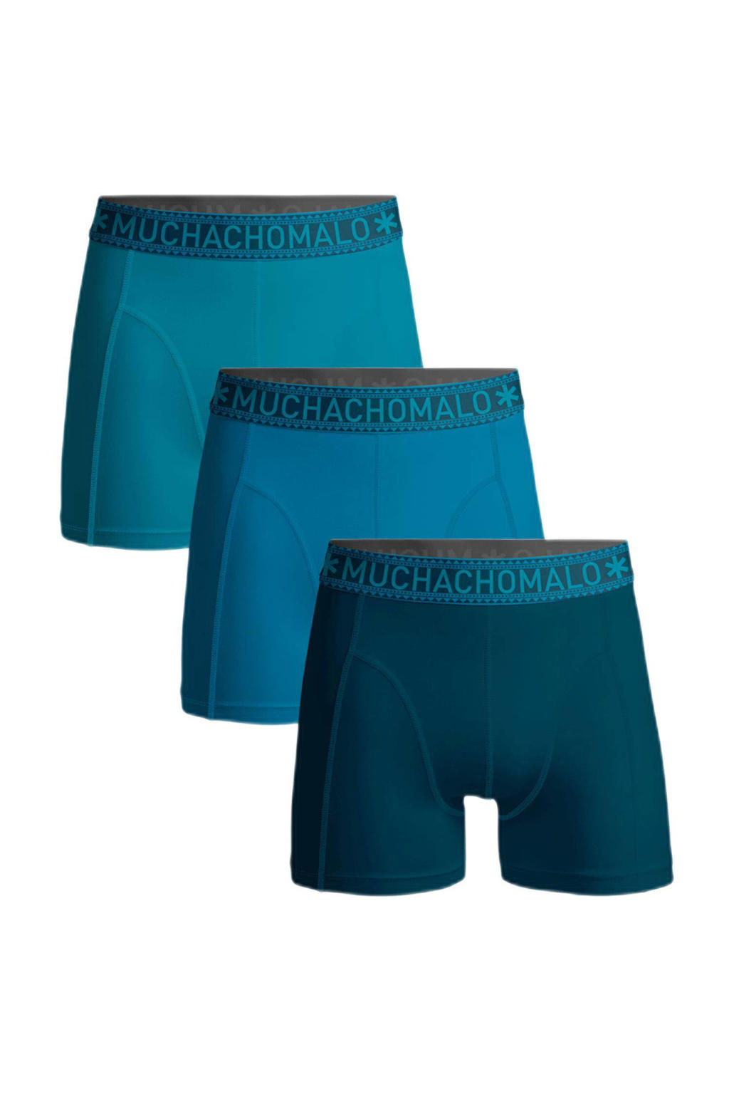 Muchachomalo   boxershort - set van 3 blauw