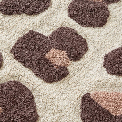 NOUS Kids kindervloerkleed Sarli (Ø110 cm) Roze Dierenprint