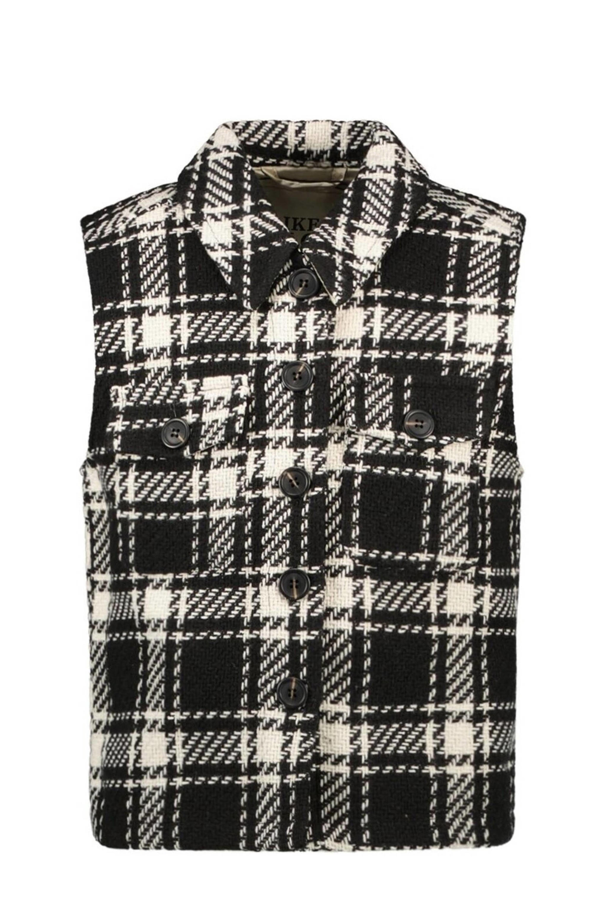 Vingino geruit gilet NELU donkerblauw Vingino geruit gilet NELU donkerblauw