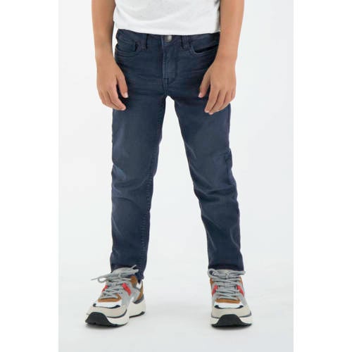 Garcia skinny jeans 370 Xevi dark moon Blauw Jongens Stretchdenim Vintage - 104