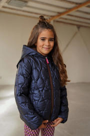 thumbnail: B.Nosy gewatteerde winterjas van polyester donkerblauw