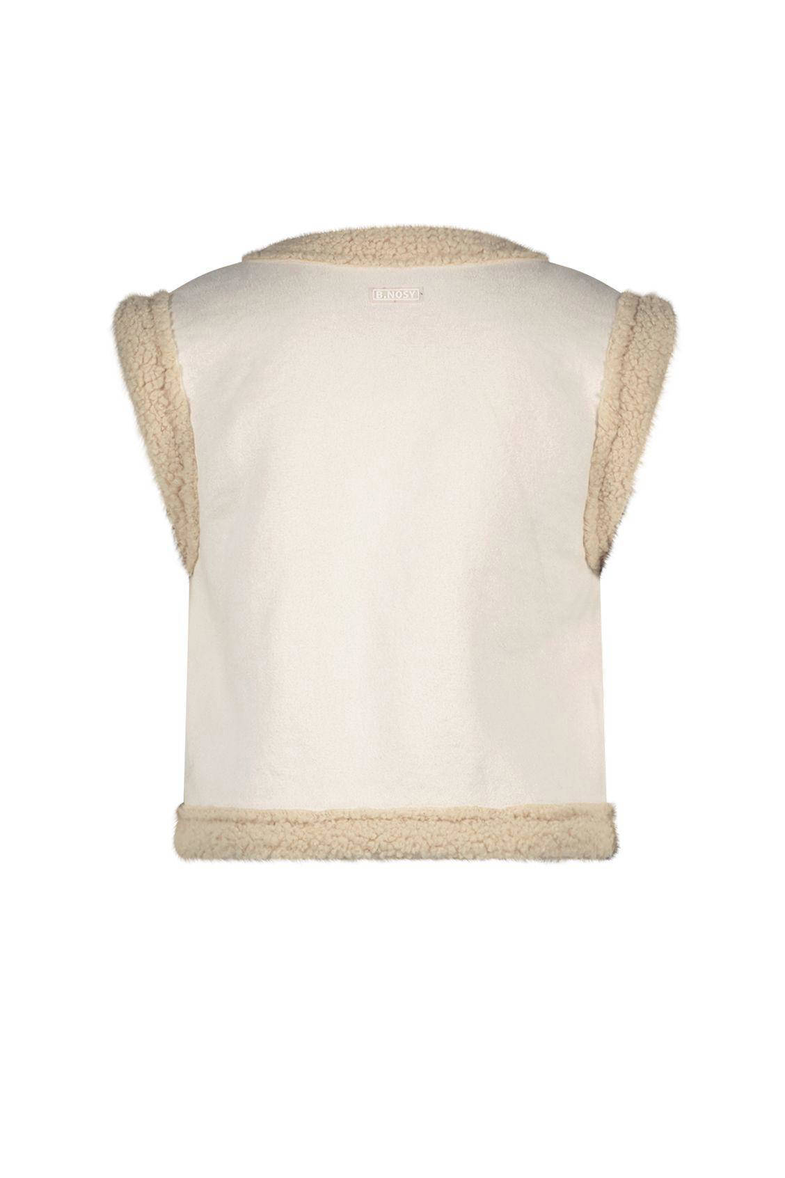 B.Nosy Gilet B.BEYOND Met Printopdruk Offwhite | Kleertjes.com