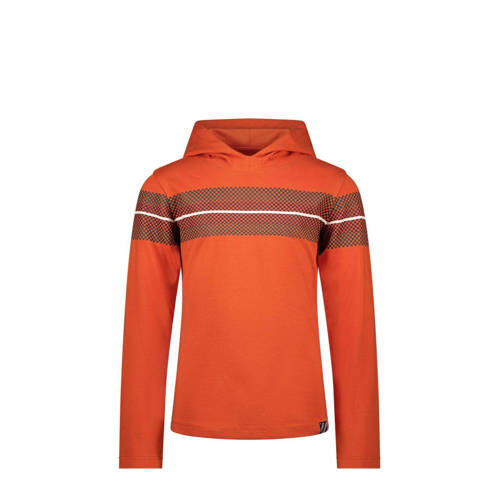 B.Nosy hoodie B.OFFROAD met printopdruk oranje Sweater Printopdruk - maat 122/128 afbeelding