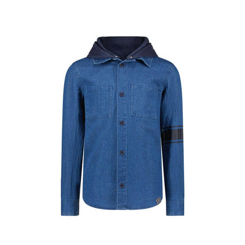 B.Nosy denim overshirt B.EAGER original denim Overhemd Blauw Effen - maat 110 afbeelding