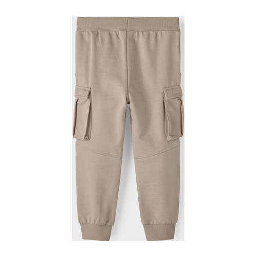 Name it MINI joggingbroek NMNOLI beige Jongens Sweat (duurzaam) 104