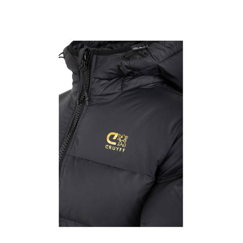 Cruyff jack zwart Jas Jongens Meisjes Polyester Capuchon 128