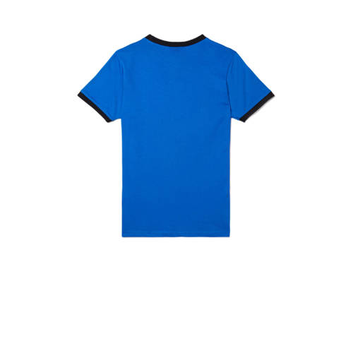 Ellesse T-shirt kobalt Blauw Jongens Meisjes Katoen Ronde hals Logo 128-134