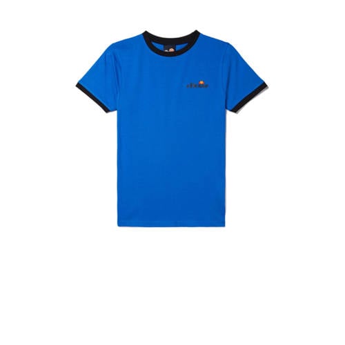 Ellesse T-shirt kobalt Blauw Jongens/Meisjes Katoen Ronde hals Logo