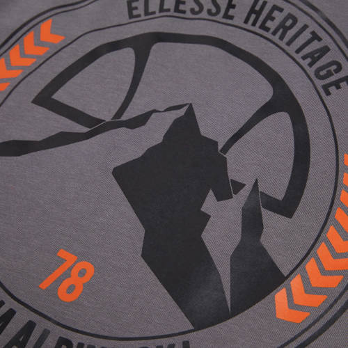 Ellesse T-shirt grijs Jongens Katoen Ronde hals Logo 128-134