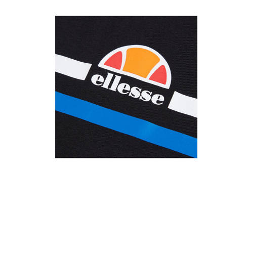 Ellesse T-shirt zwart Katoen Ronde hals Printopdruk 128-134