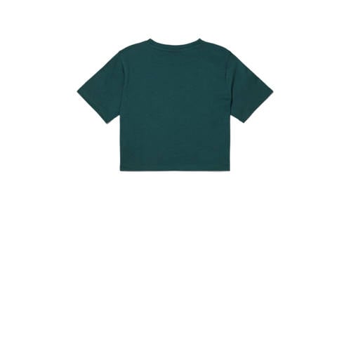 Ellesse cropped T-shirt groen Meisjes Katoen Ronde hals Logo 128-134