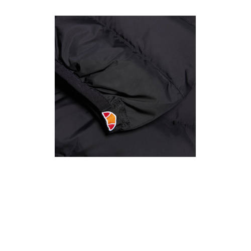 Ellesse outdoor jas Metano zwart wit blauw Jongens Polyester Opstaande kraag 140-146