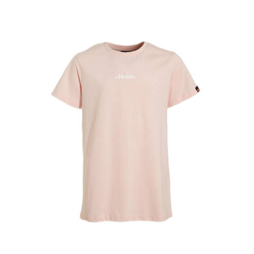 Ellesse T-shirt roze Jongens/Meisjes Katoen Ronde hals Logo