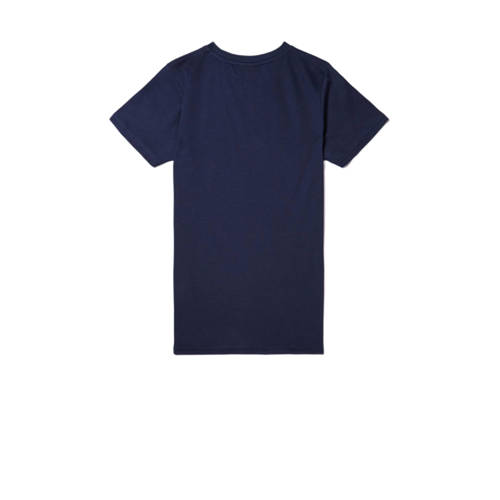 Ellesse T-shirt donkerblauw Katoen Ronde hals 128-134