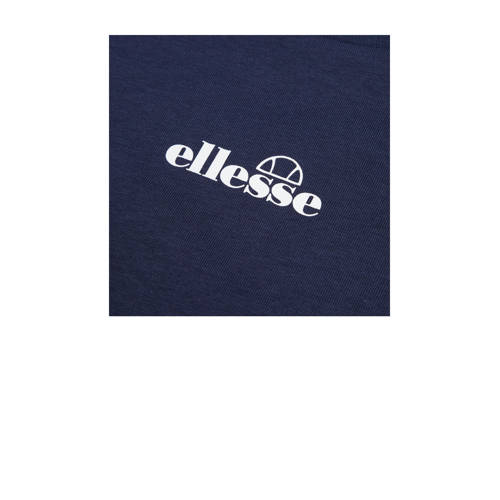 Ellesse T-shirt donkerblauw Jongens Meisjes Katoen Ronde hals Effen 128-134