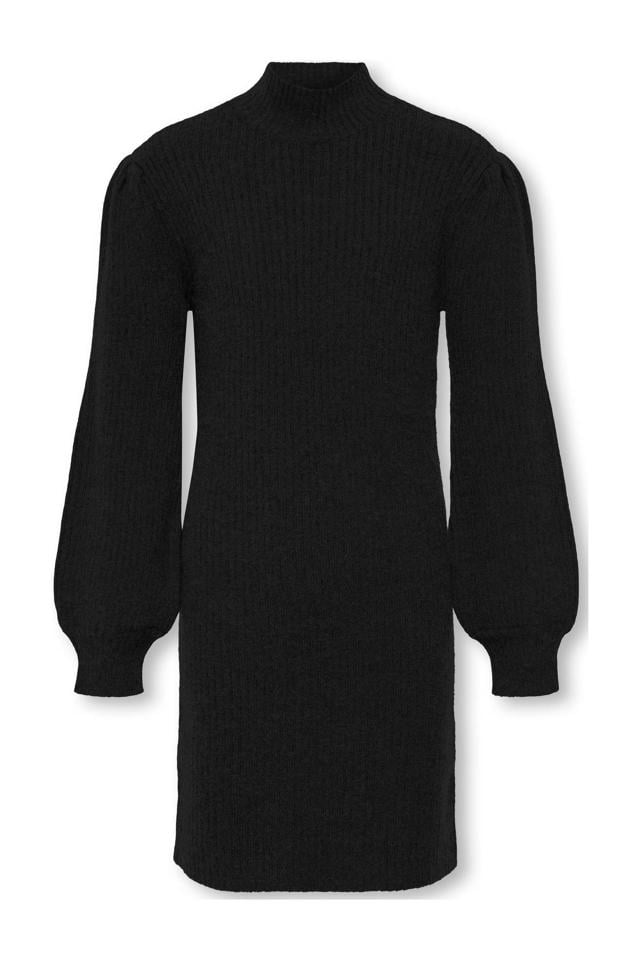 KIDS ONLY GIRL gebreide jurk KOGKATIA zwart - Main Image