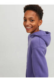 thumbnail: JACK & JONES JUNIOR hoodie JORVESTERBRO met tekst paars