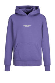 thumbnail: JACK & JONES JUNIOR hoodie JORVESTERBRO met tekst paars
