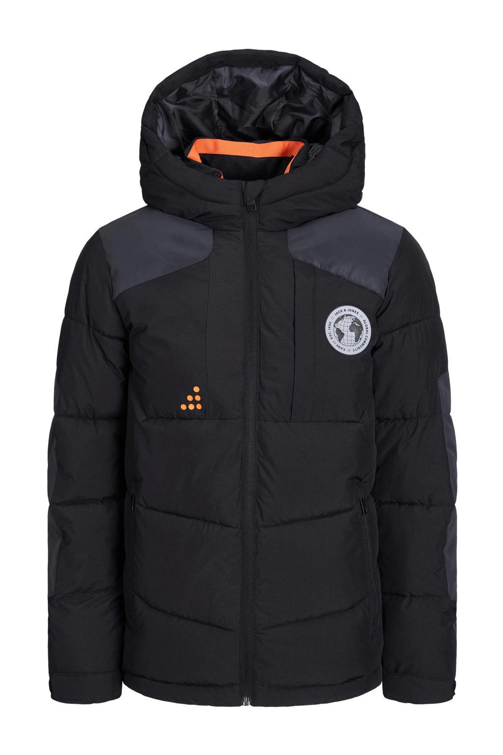 No Way Monday gewatteerde jas blauw