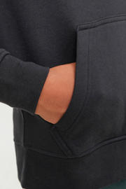 thumbnail: JACK & JONES JUNIOR hoodie JORVESTERBRO met tekst zwart