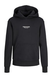 thumbnail: JACK & JONES JUNIOR hoodie JORVESTERBRO met tekst zwart