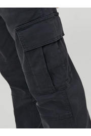 thumbnail: JACK & JONES JUNIOR loose fit cargobroek JSPTKANE JJHARLOW zwart