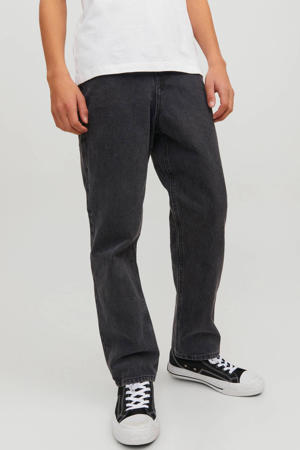 loose fit jeans JJICHRIS JJORIGINAL black denim