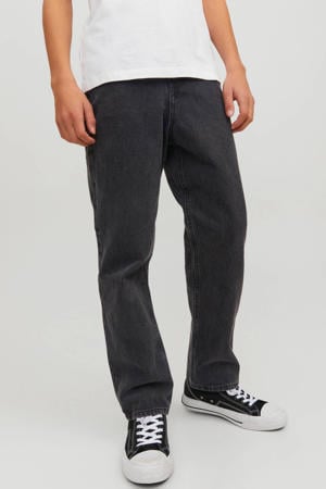 loose fit jeans JJICHRIS JJORIGINAL black denim