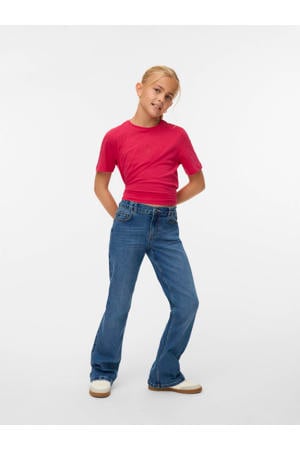 flared jeans VMRIVER medium blue denim