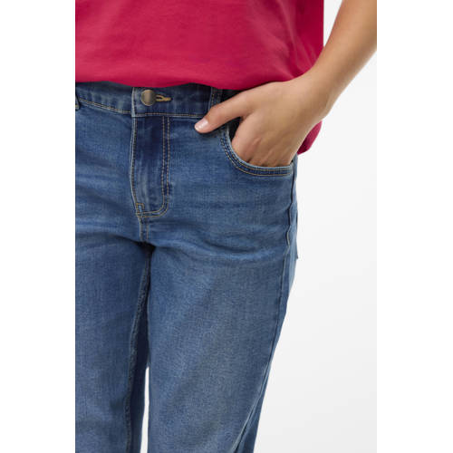 VERO MODA GIRL flared jeans VMRIVER medium blue denim Blauw Meisjes Stretchdenim - maat 164 afbeelding